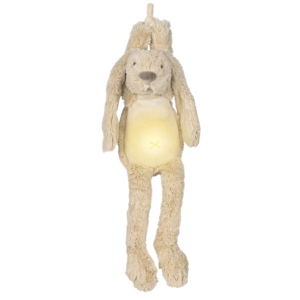 Beige Rabbit Richie nachtlampje met rustgevende muziek